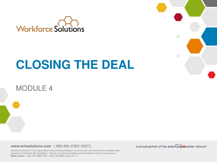 closing the deal n.w