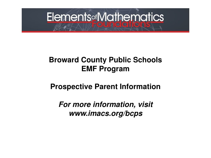 broward county public schools emf program n.w