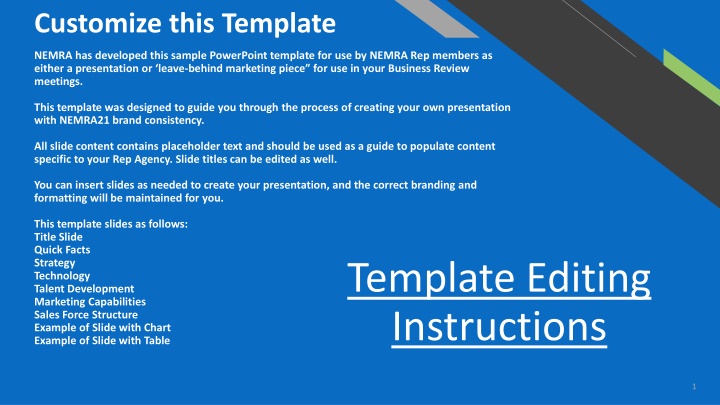 customize this template n.w