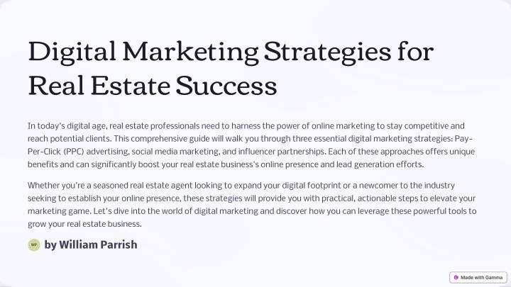 digital marketing strategies for real estate n.w