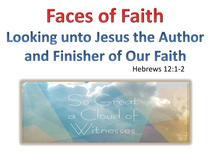 hebrews 12 1 2 n.w