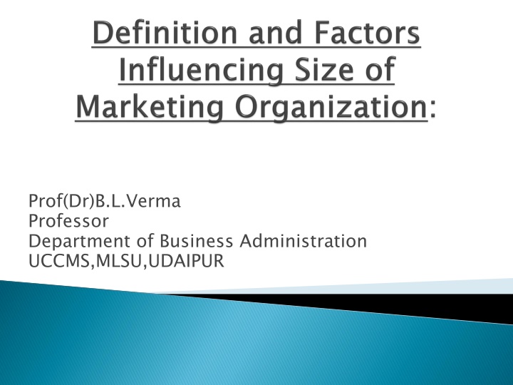 prof dr b l verma professor department n.w