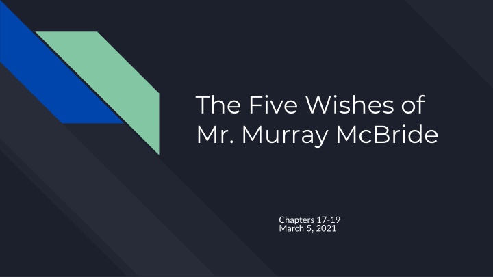 the five wishes of mr murray mcbride n.w