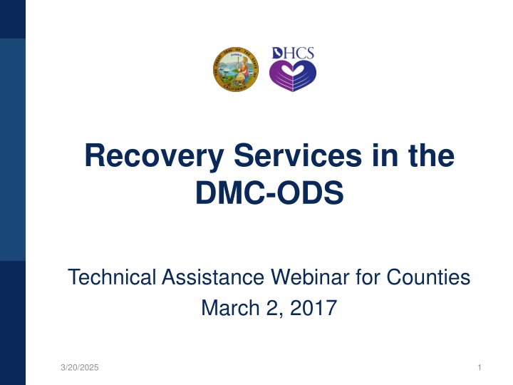 recovery services in the dmc ods n.w