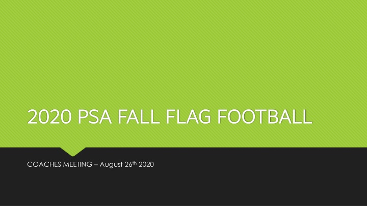 2020 psa fall flag football n.w