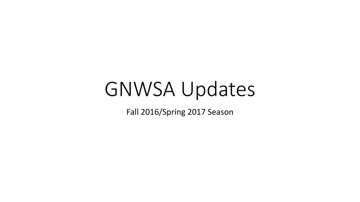 gnwsa updates n.w