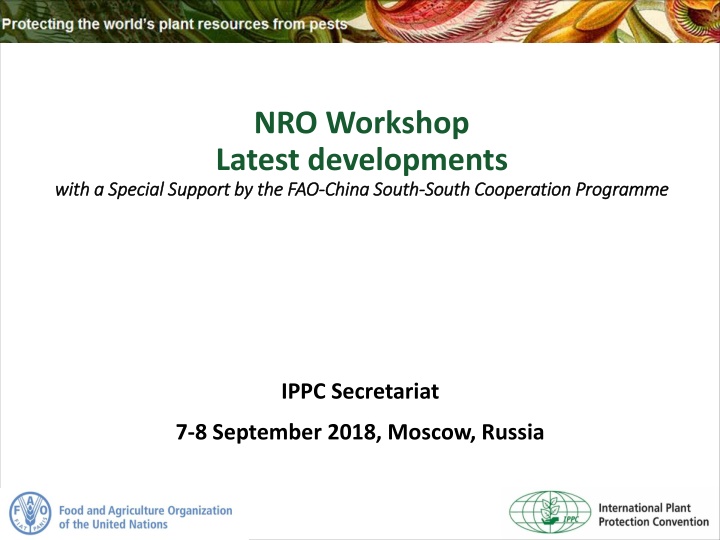 nro workshop latest developments china south n.w