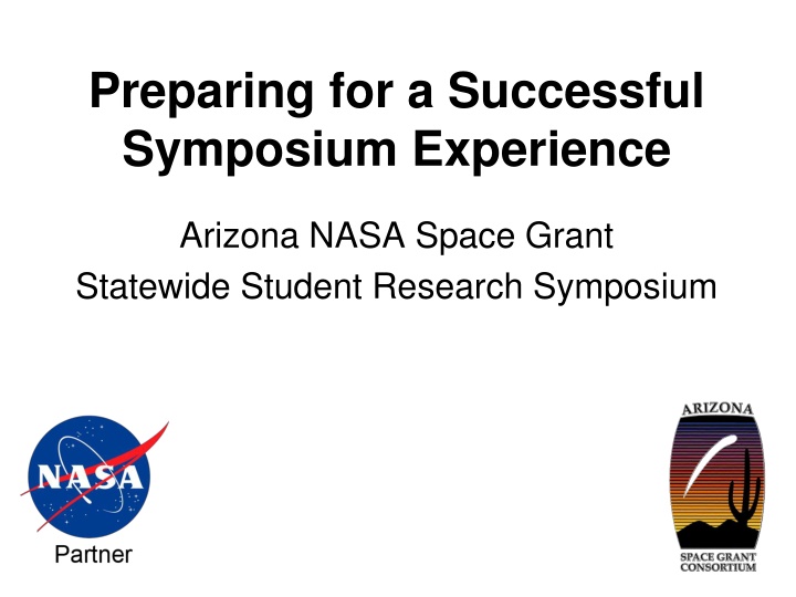 preparing for a successful symposium experience n.w