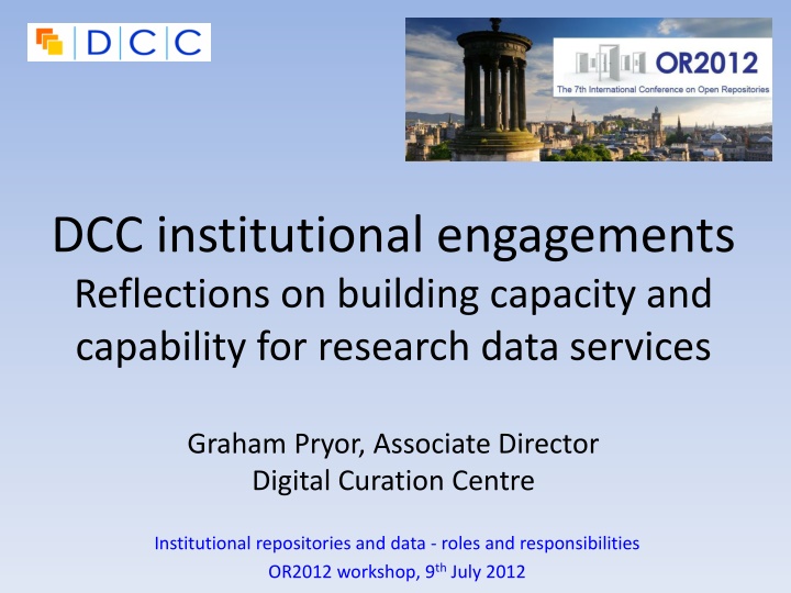 dcc institutional engagements reflections n.w