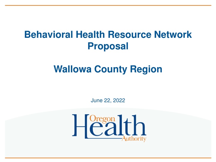 behavioral health resource network proposal n.w