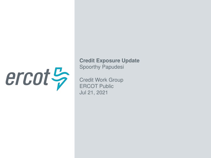 credit exposure update spoorthy papudesi n.w