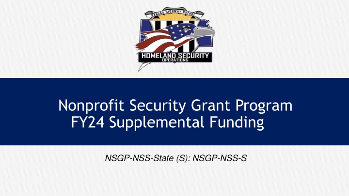 nonprofit security grant program fy24 n.w