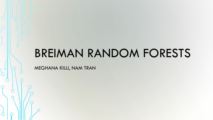 breiman random forests n.w