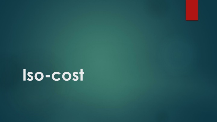 iso cost n.w