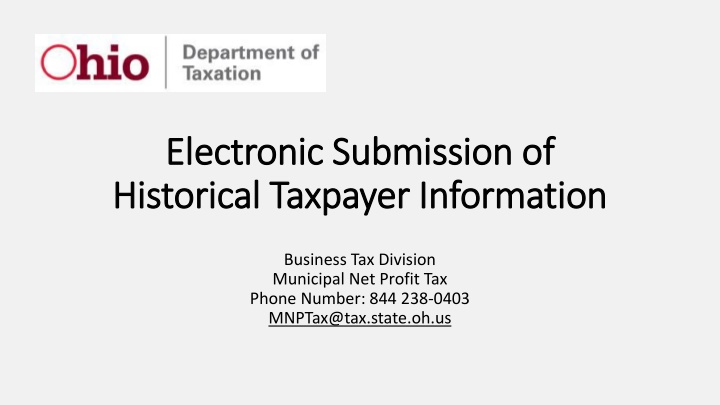 electronic submission of electronic submission n.w