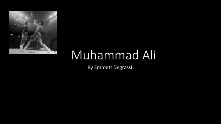 muhammad ali by emmett degrassi n.w