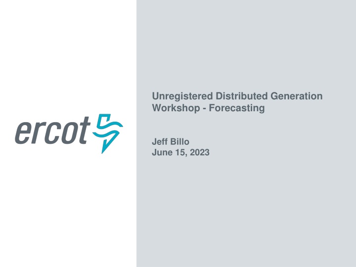 unregistered distributed generation workshop n.w