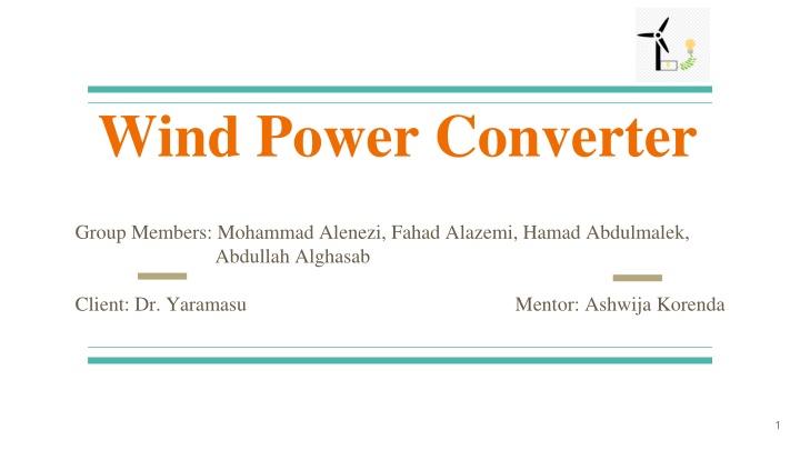 wind power converter n.w