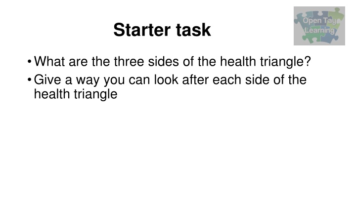 starter task n.w