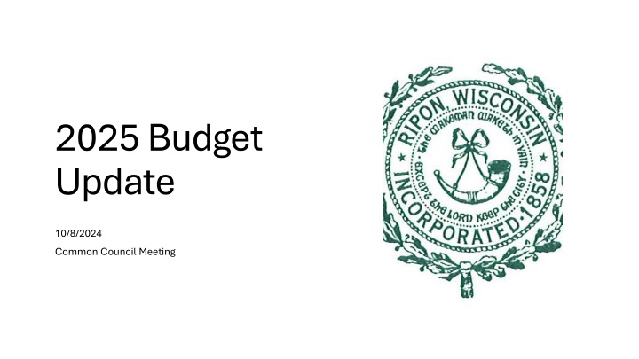 2025 budget update n.w