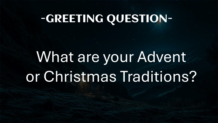 greeting question n.w