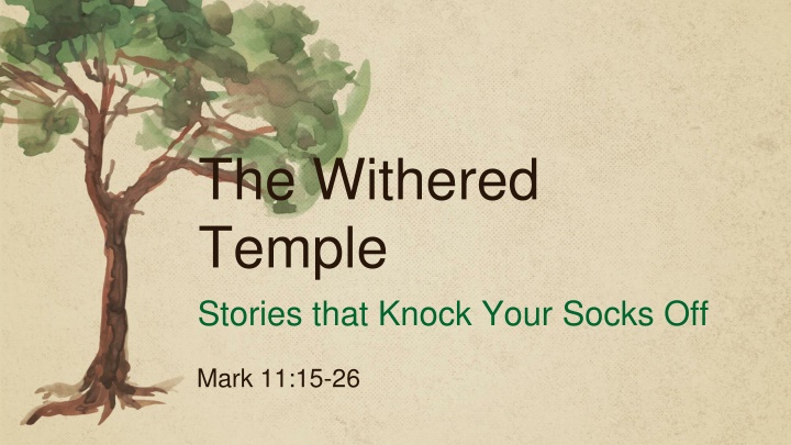 the withered temple stories that knock your socks n.w