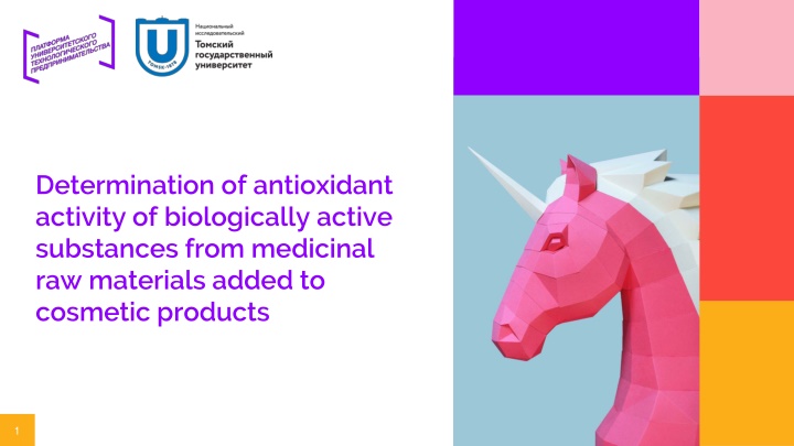 determination of antioxidant activity n.w
