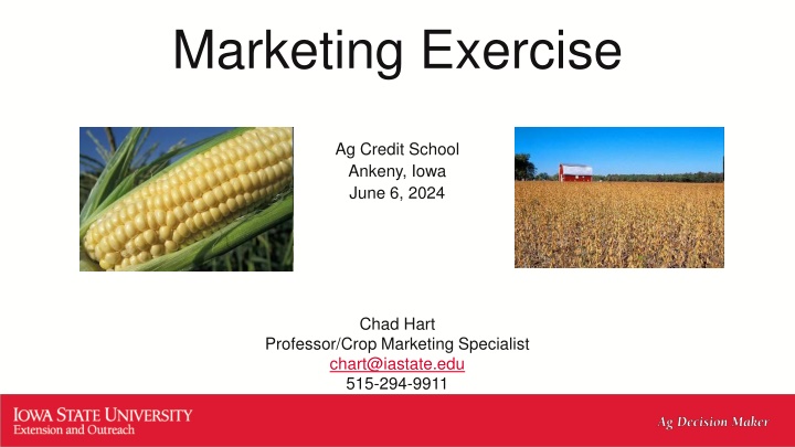 Iowa Corn and Soybean Price Trends
