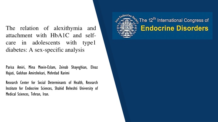 the relation of alexithymia and attachment with n.w