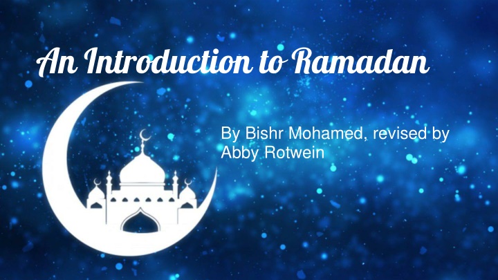 an introduction to ramadan n.w