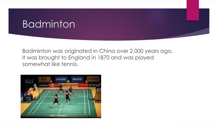 badminton n.w