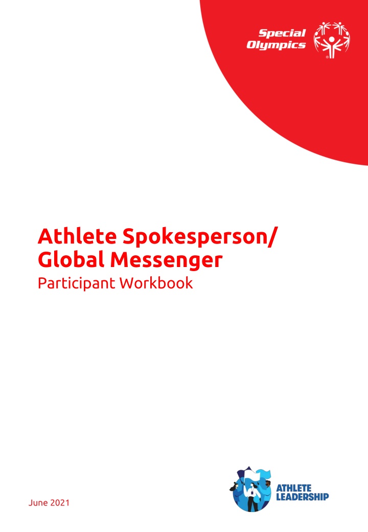 athlete spokesperson global messenger participant n.w