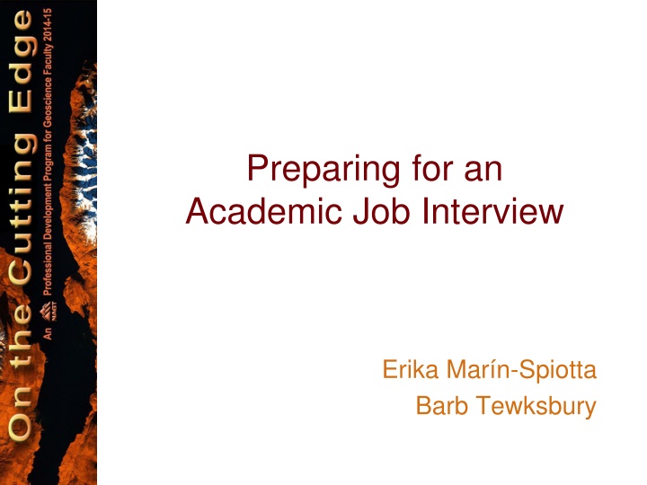 preparing for an academic job interview n.w