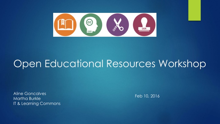 open educational resources workshop n.w