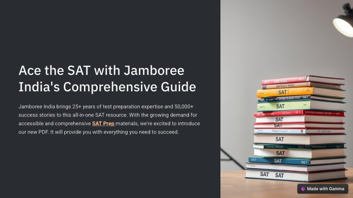 ace the sat with jamboree india s comprehensive n.w