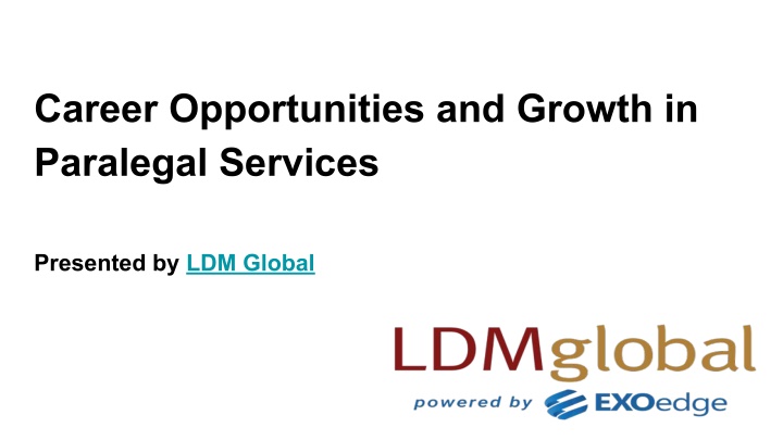 career opportunities and growth in paralegal n.w