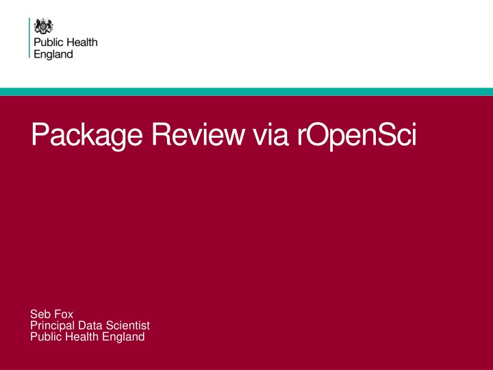 package review via ropensci n.w