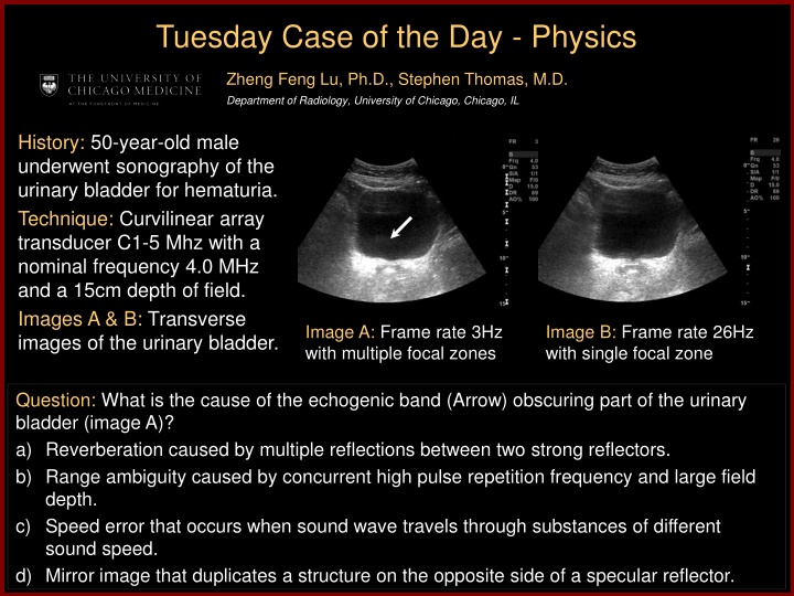 tuesday case of the day physics n.w