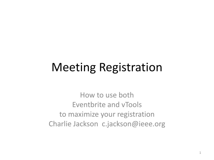 meeting registration n.w