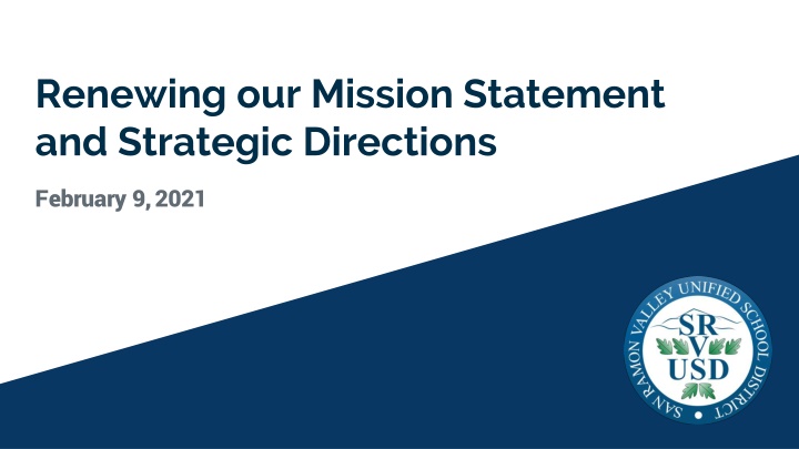 renewing our mission statement and strategic n.w