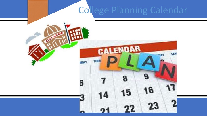 college planning calendar n.w