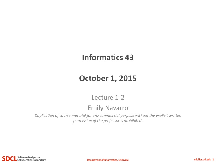 informatics 43 n.w