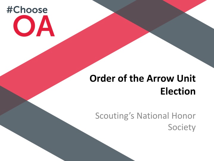 order of the arrow unit n.w