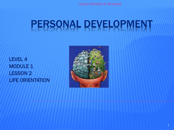 lesson prepared by ms minnie n.w