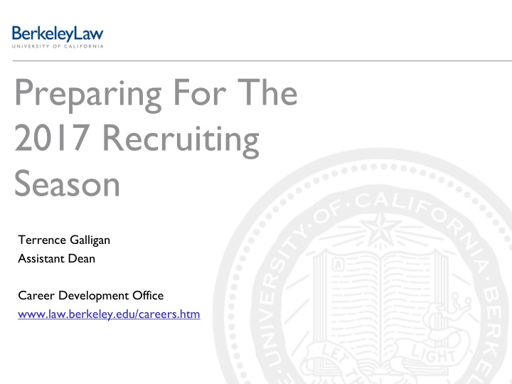 preparing for the 2017 recruiting season n.w