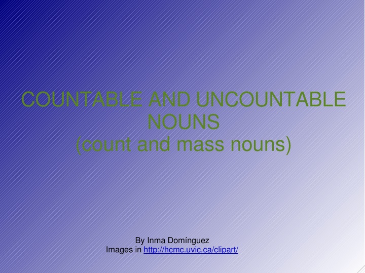 countable and uncountable nouns count and mass n.w