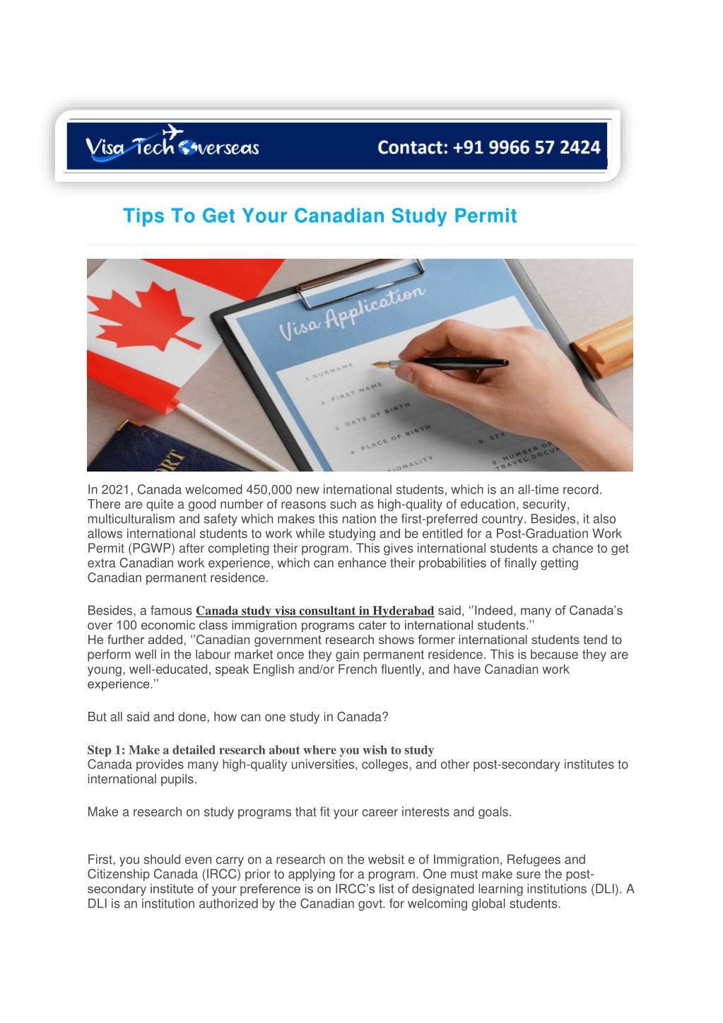 tips to get your canadian study permit l.w