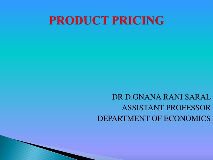 dr d gnana rani saral assistant professor n.w