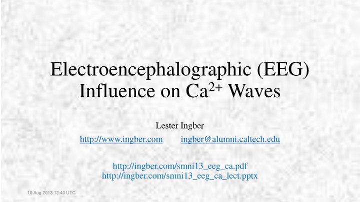 electroencephalographic eeg influence n.w
