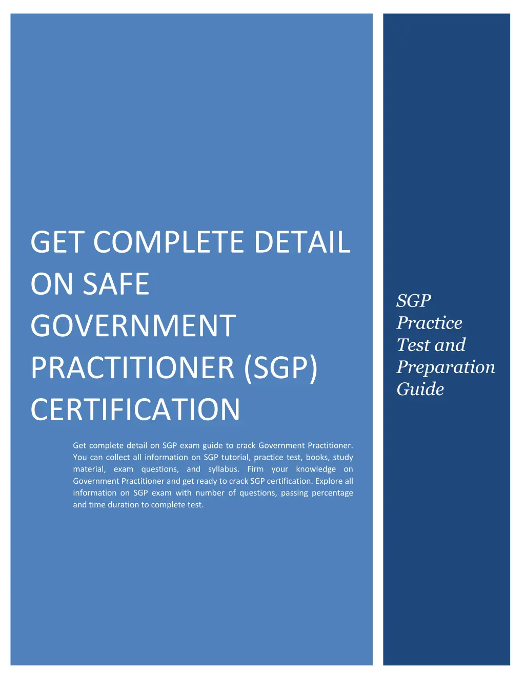 get complete detail on safe government n.